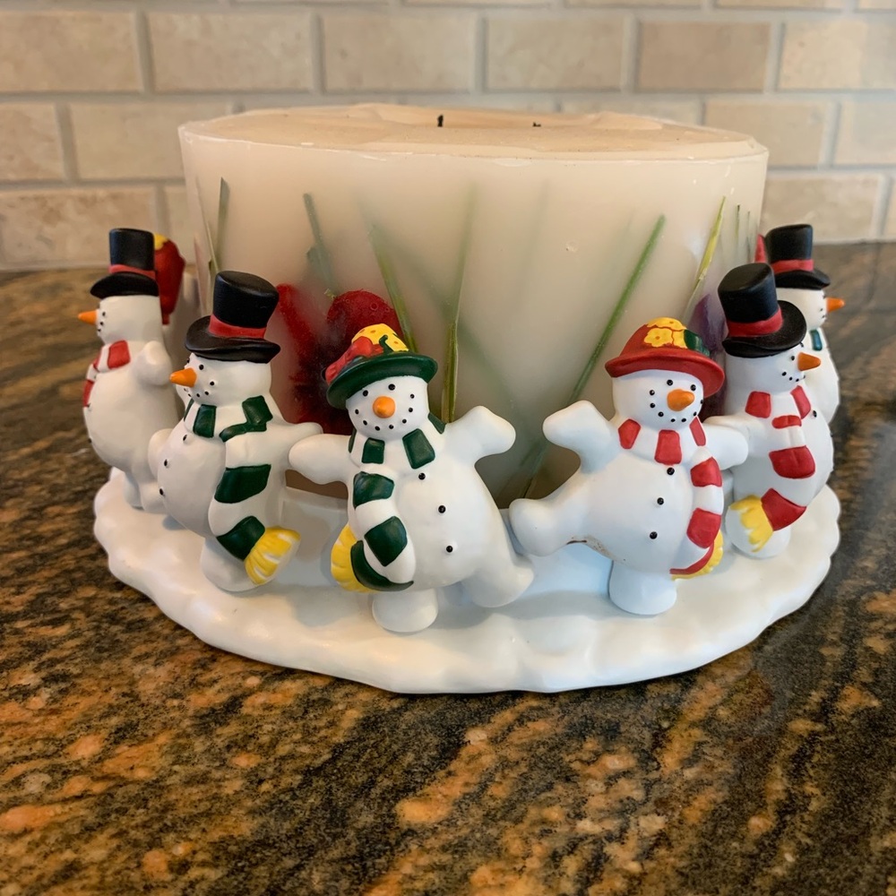Partylite Christmas 3 with candle holder - Picture 1 of 6